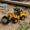 Yellow engineering vehicle children's educational toys excavator Bulldozer set details Picture